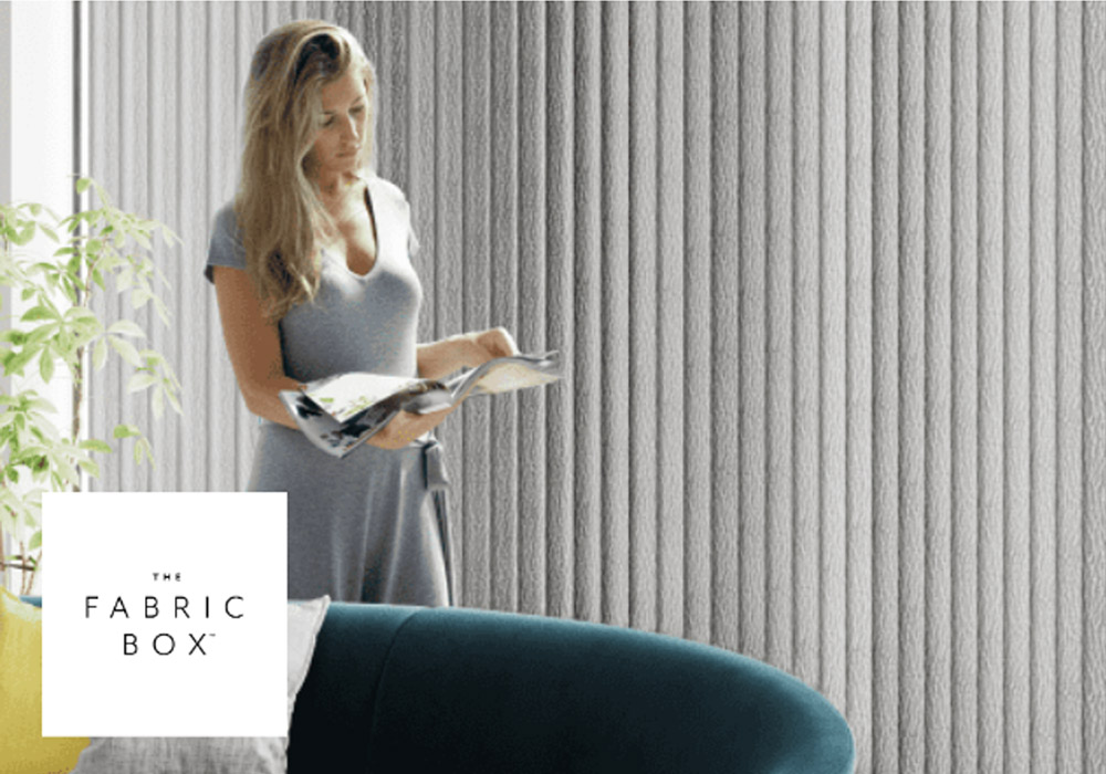 Vertical blinds fitted in a home